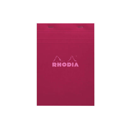 Rhodia - No. 16 Top Stapled Notepad A5 Grid/Graph - Plum