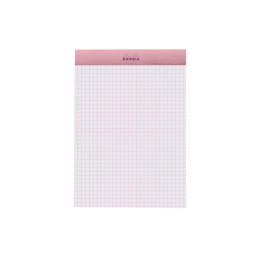 Rhodia - No. 16 Top Stapled Notepad A5 Grid/Graph - Rose