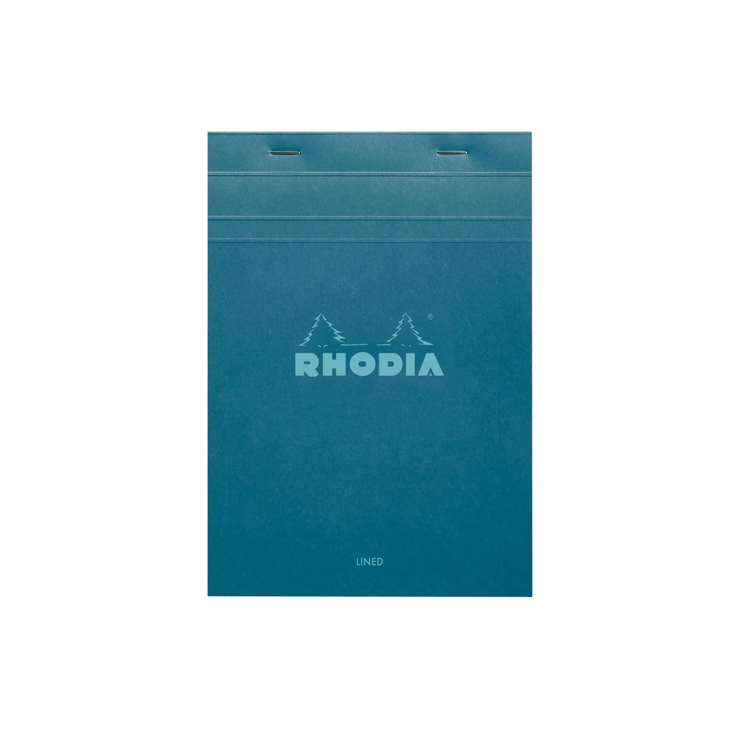 Rhodia - No. 16 Top Stapled Notepad A5 Lined - Peacock
