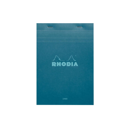 Rhodia - No. 16 Top Stapled Notepad A5 Lined - Peacock