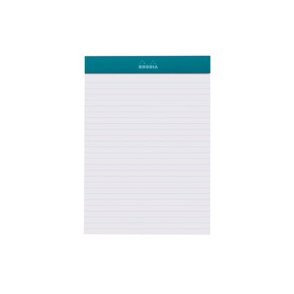 Rhodia - No. 16 Top Stapled Notepad A5 Lined - Peacock