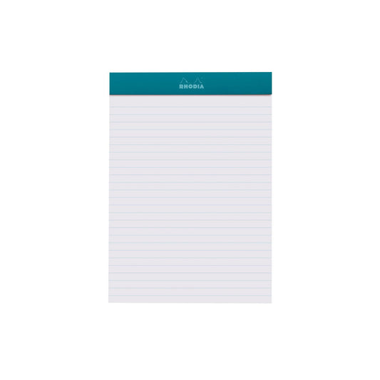 Rhodia - No. 16 Top Stapled Notepad A5 Lined - Peacock