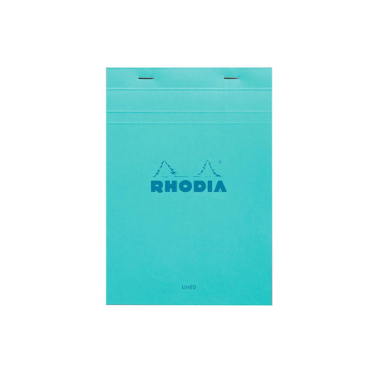 Rhodia - No. 16 Top Stapled Notepad A5 Lined - Azure Blue