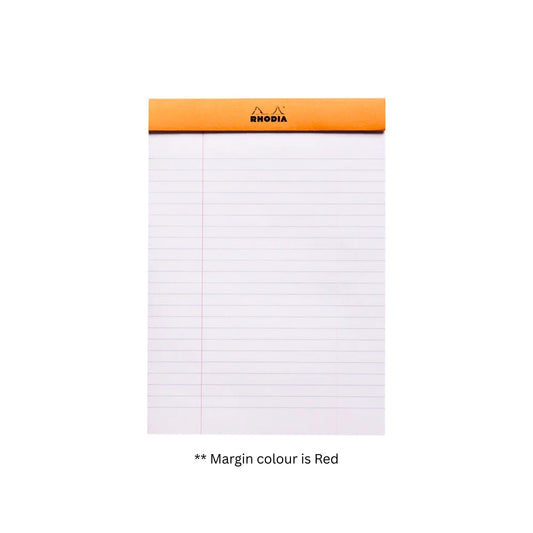 Rhodia - No. 16 - Notepad - A5 - Lined With Margin - Orange