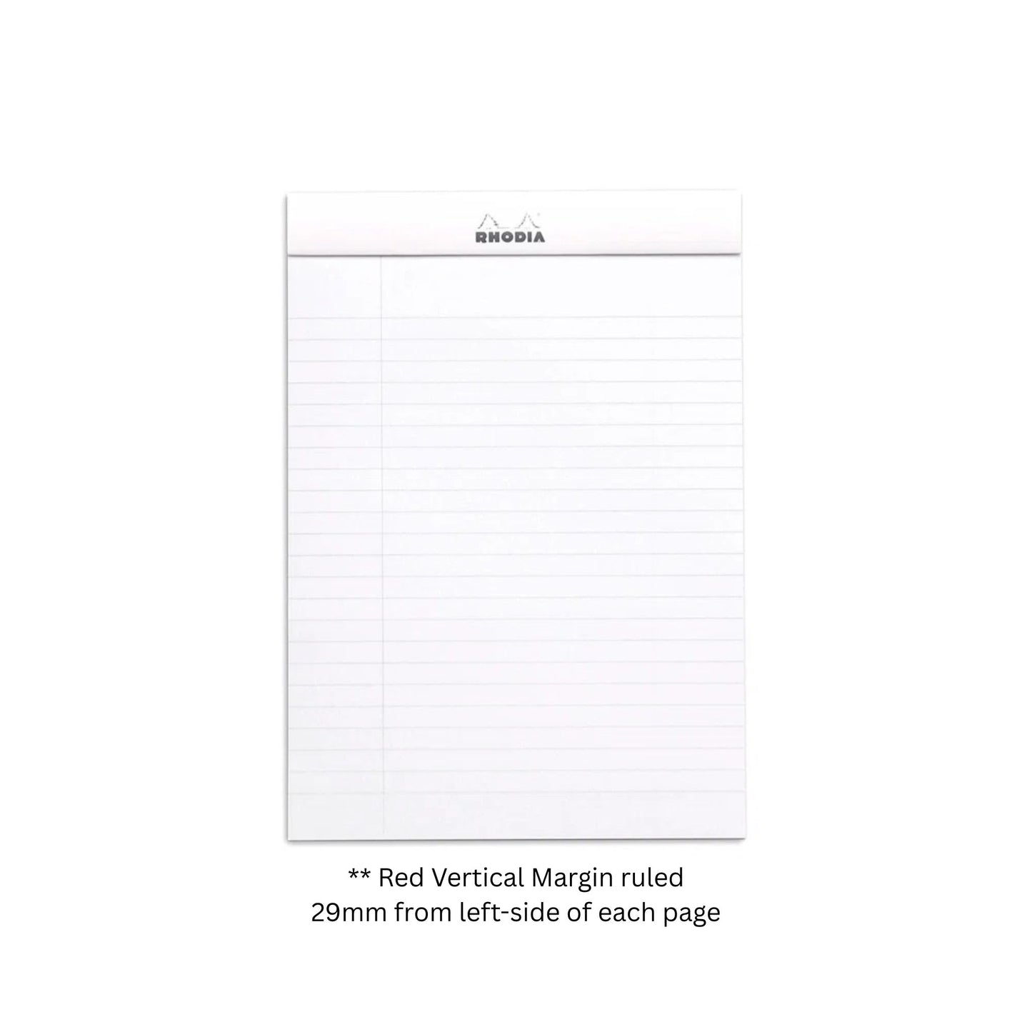 Rhodia - Bloc agrafé n° 11 quadrillé/millimétré A7 - Paon