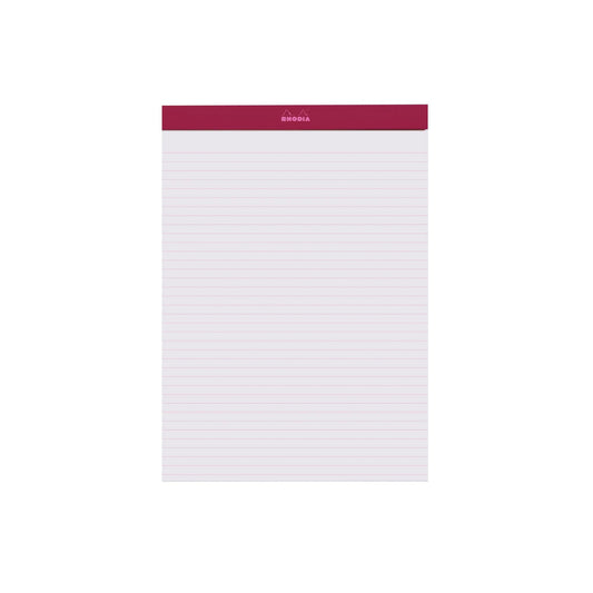 Rhodia - No. 18 Top Stapled Notepad A4 Lined - Plum