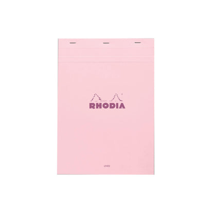 Rhodia - No. 18 Top Stapled Notepad A4 Lined - Rose