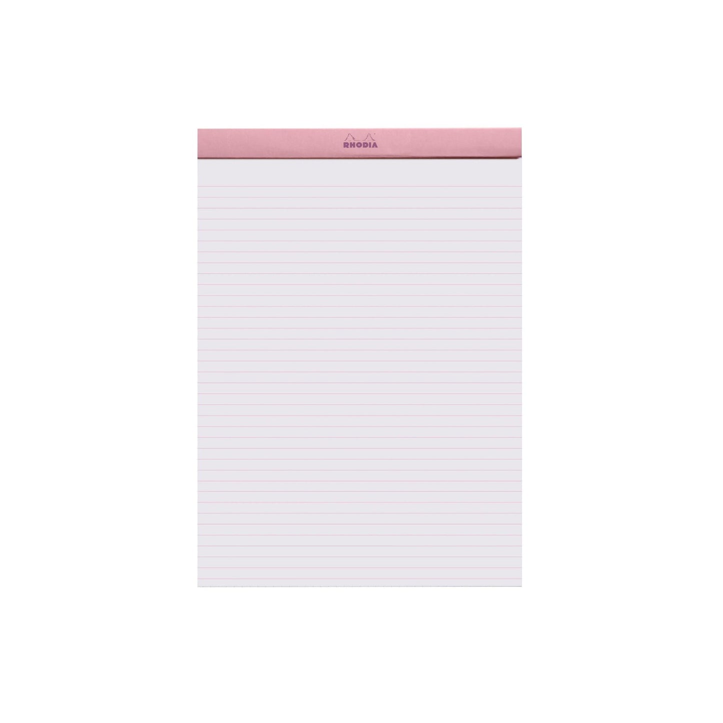Rhodia - No. 18 Top Stapled Notepad A4 Lined - Rose