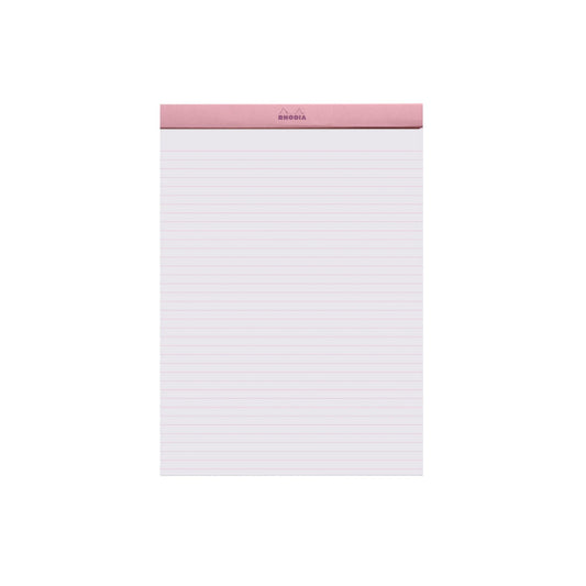 Rhodia - No. 18 Top Stapled Notepad A4 Lined - Rose