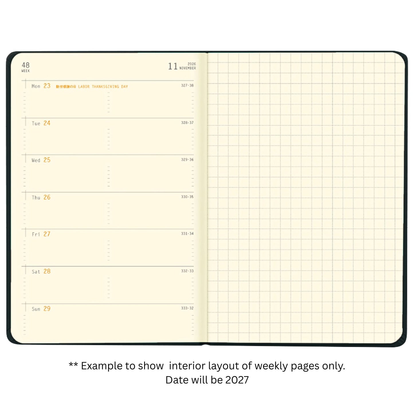 Rhodia - 2027 - Planner - Weekly - Horizontal - A6 - Fuchsia