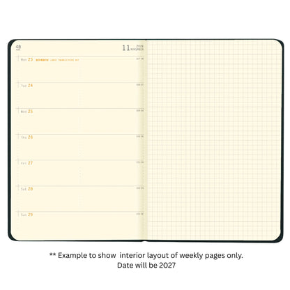Rhodia - 2027 - Planner - Weekly - Horizontal - A5 - Orange