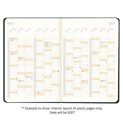Rhodia - 2027 - Planner - Weekly - Vertical - A5 - Sage
