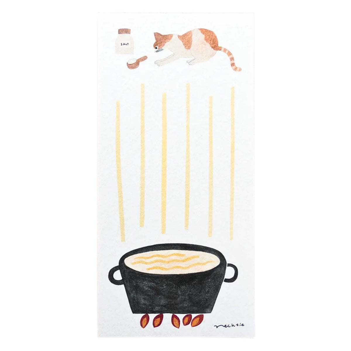 Cozyca Products - Necktie - Notepad - Pasta
