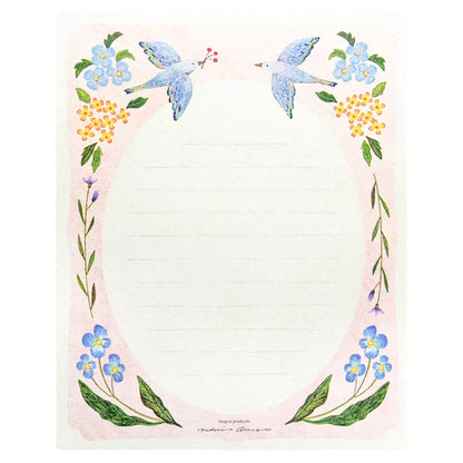 Cozyca Products - Midori Asano - Letter Set - Flower Birds