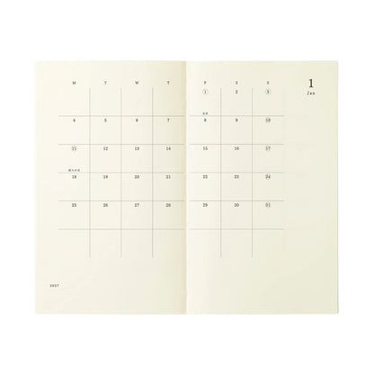 MD PRODUCT - MD Notebook Diary - B6 Slim - 2027