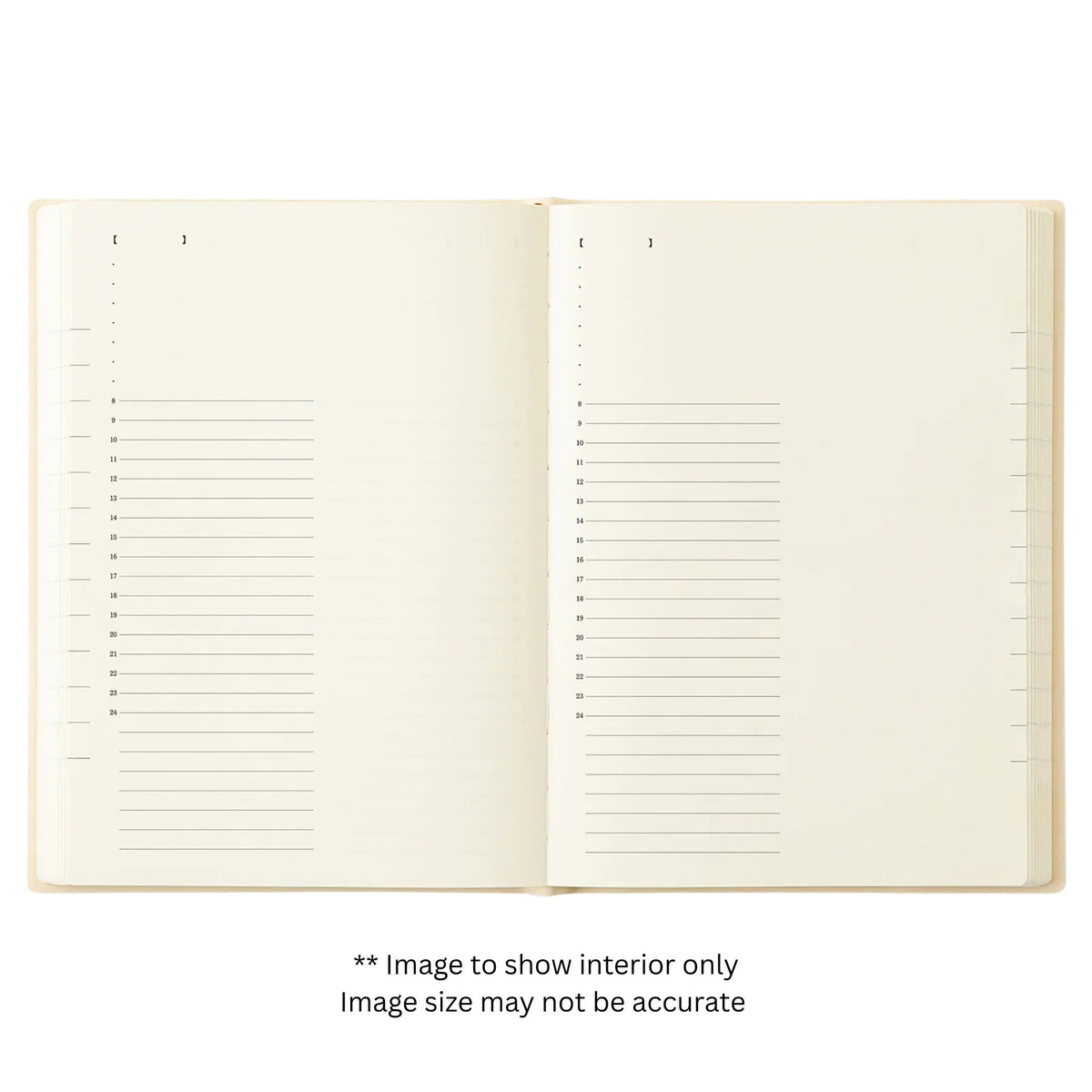 MD PRODUCT - MD Notebook Diary - 1 Day - 1 Page - A5 Square - 2027