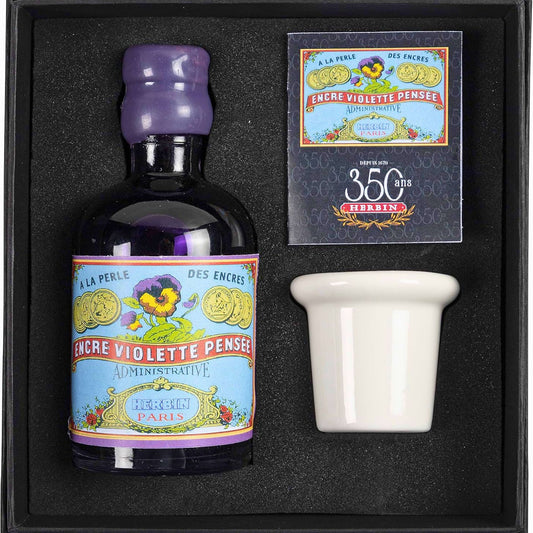 Jacques Herbin - 350th Anniversary Collectors Ink Gift Set - Violette Pensee