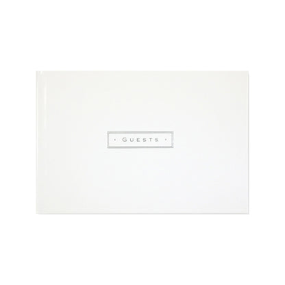 Peter Pauper Press - White Leather Guest Book