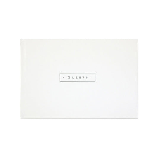 Peter Pauper Press - White Leather Guest Book