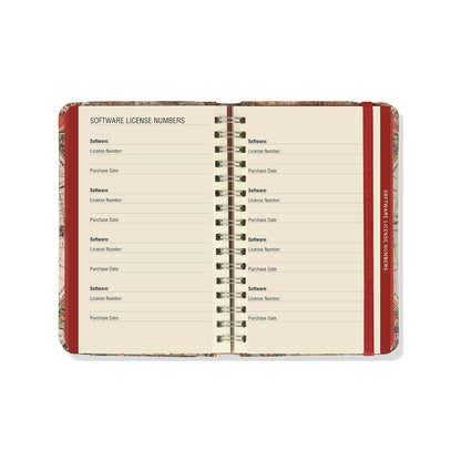 Peter Pauper Press - Old World Internet Address & Password Logbook