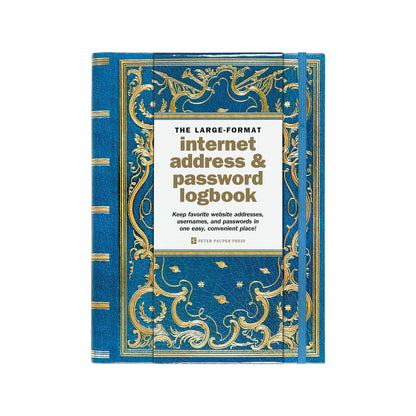 Peter Pauper Press - Celestial Large Internet Address & Password Logbook