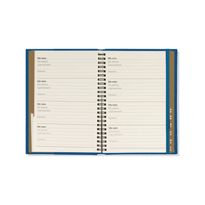 Peter Pauper Press - Celestial Large Internet Address & Password Logbook