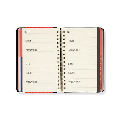Peter Pauper Press - Large Print Internet Address & Password Logbook