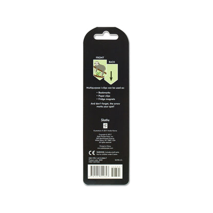 Peter Pauper Press - Sloths i-Clips Magnetic Page Markers