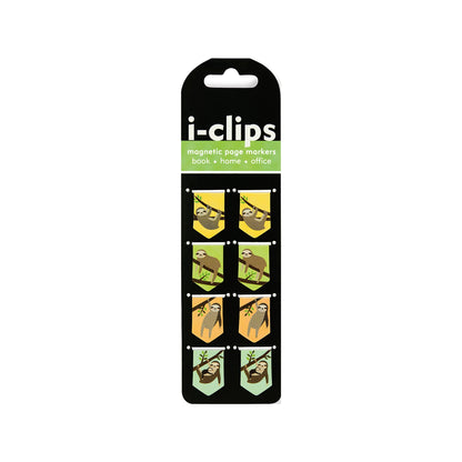 Peter Pauper Press - Sloths i-Clips Magnetic Page Markers