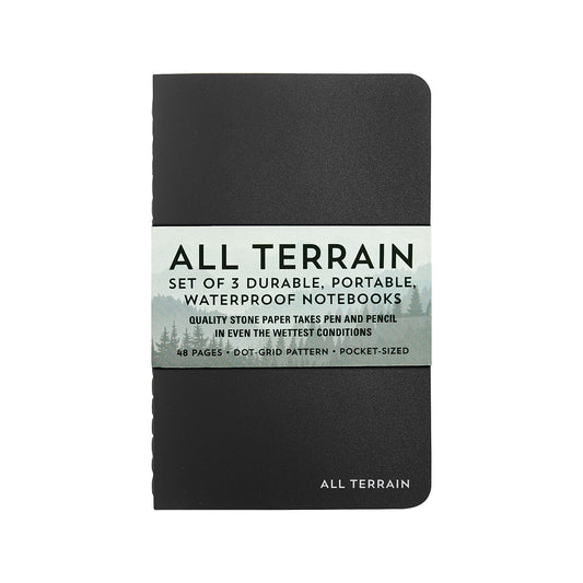 Peter Pauper Press - All Terrain: Waterproof Notebook Set