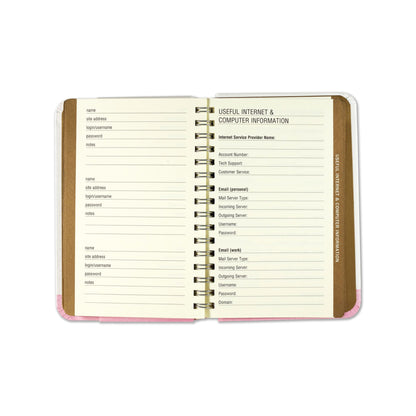Peter Pauper Press - Tree of Hearts Internet Address & Password Logbook