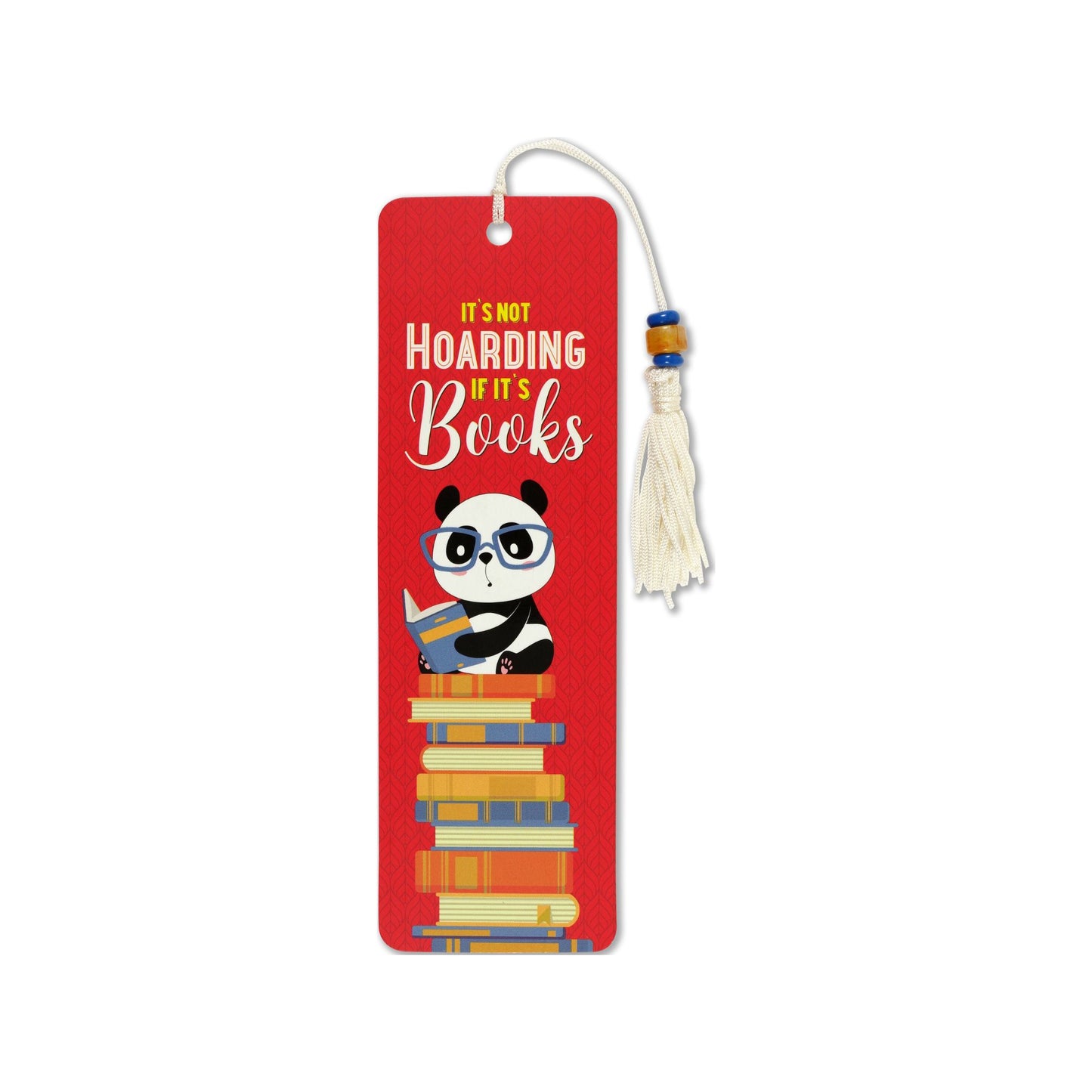 Peter Pauper Press - It's Not Hoarding If It's Books Beaded Bookmark