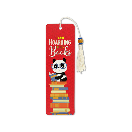 Peter Pauper Press - It's Not Hoarding If It's Books Beaded Bookmark