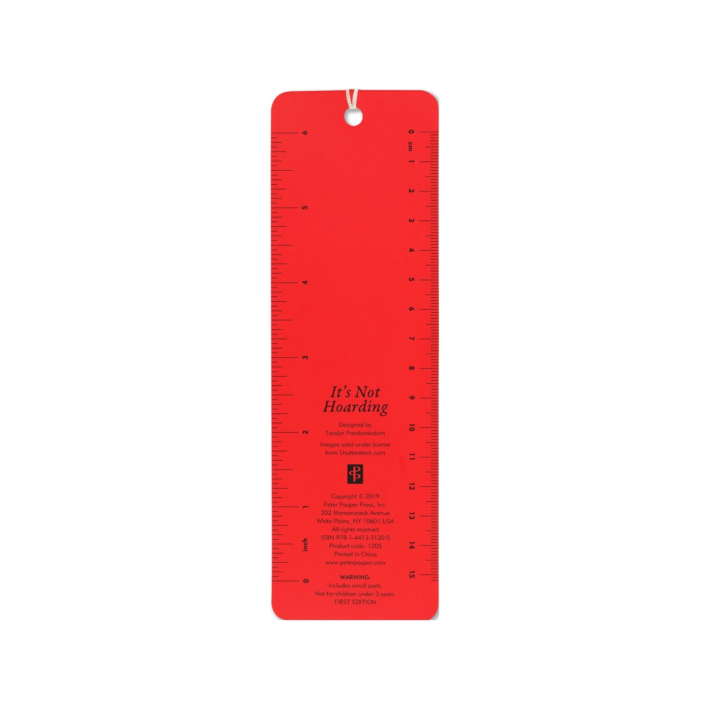 Peter Pauper Press - It's Not Hoarding If It's Books Beaded Bookmark