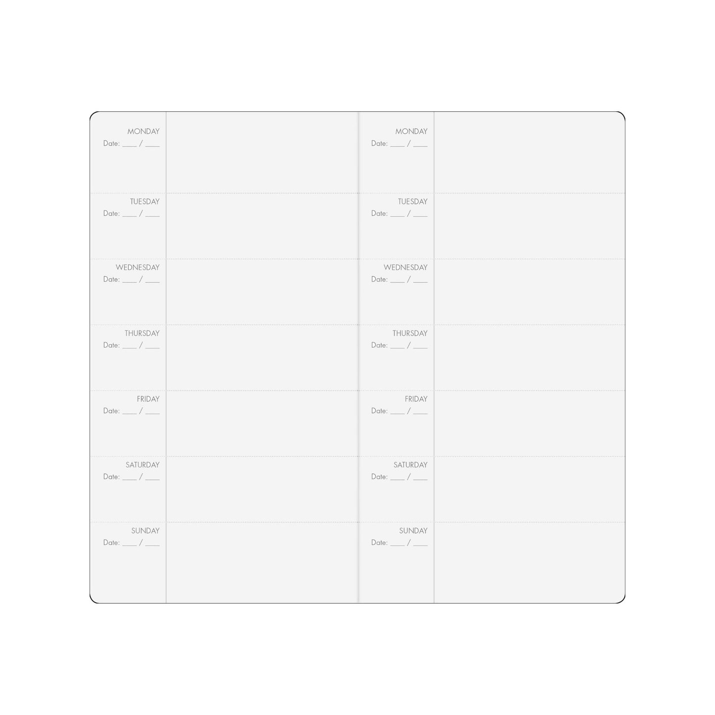 Peter Pauper Press - Voyager Notebook Undated Calendar Refills