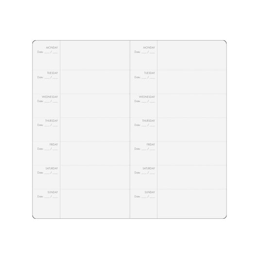 Peter Pauper Press - Voyager Notebook Undated Calendar Refills