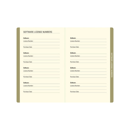 Peter Pauper Press - Midnight Floral Internet Address & Password Logbook