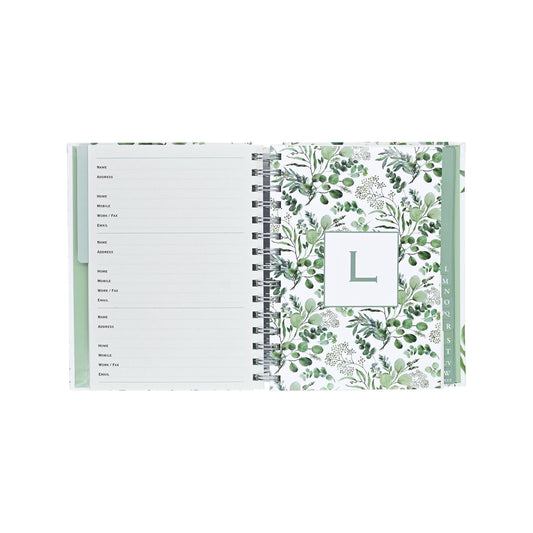 Peter Pauper Press - Eucalyptus Large Address Book