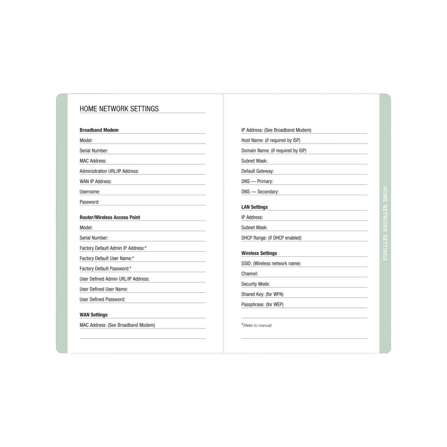 Peter Pauper Press - Eucalyptus Internet Address & Password Logbook