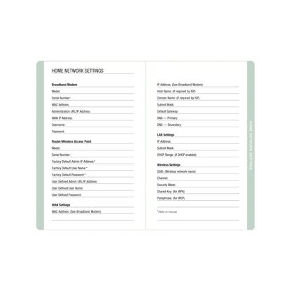 Peter Pauper Press - Eucalyptus Internet Address & Password Logbook