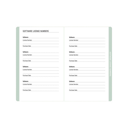 Peter Pauper Press - Eucalyptus Internet Address & Password Logbook