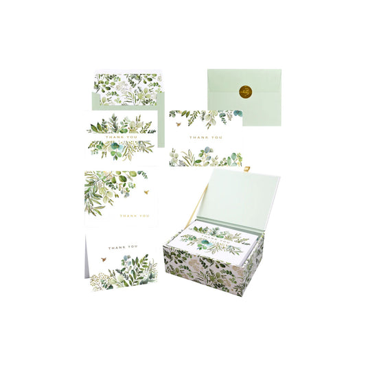 Peter Pauper Press - Eucalyptus Premium Thank You Note Cards
