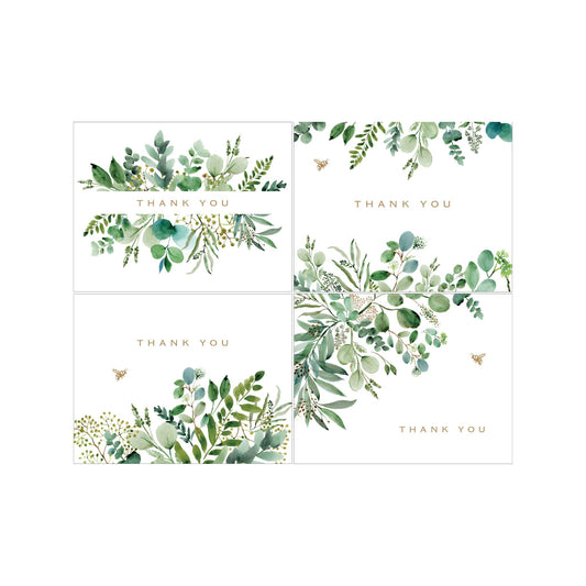Peter Pauper Press - Eucalyptus Premium Thank You Note Cards