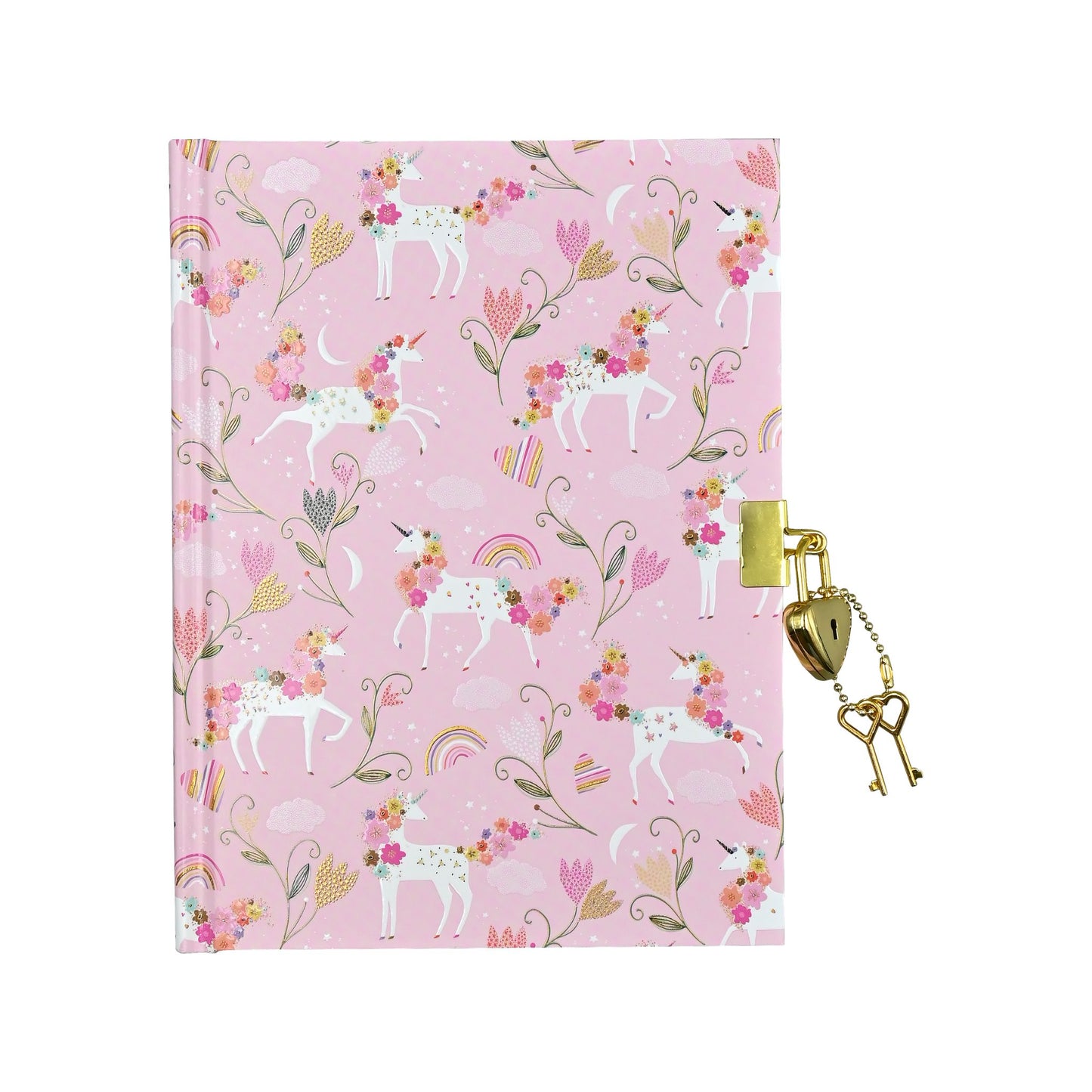 Peter Pauper Press - Unicorn Blooms Locking Journal