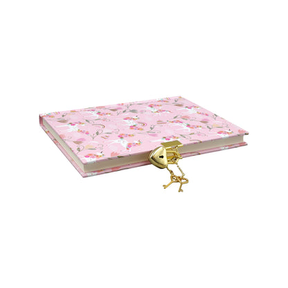 Peter Pauper Press - Unicorn Blooms Locking Journal