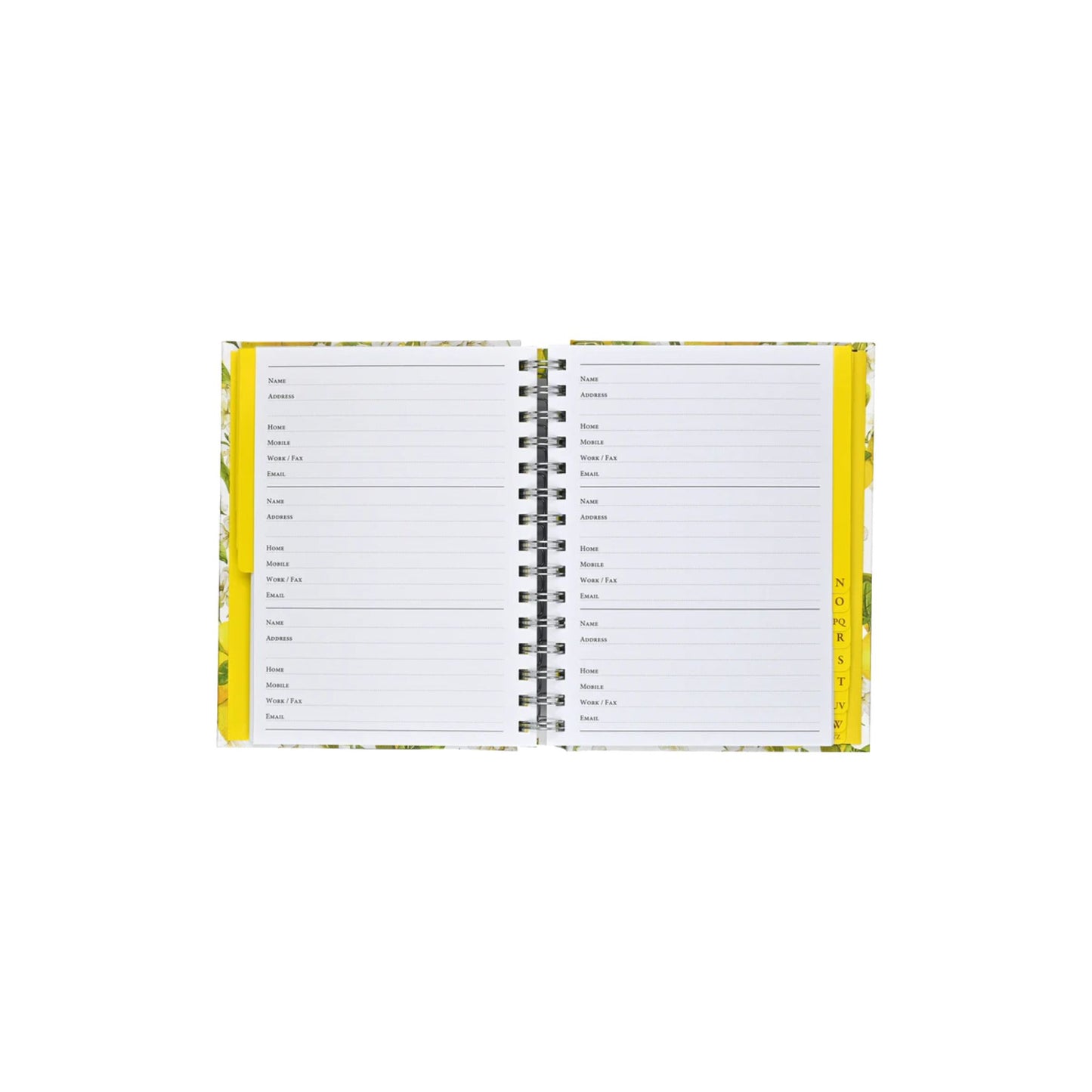 Peter Pauper Press - Amalfi Lemons Large Address Book