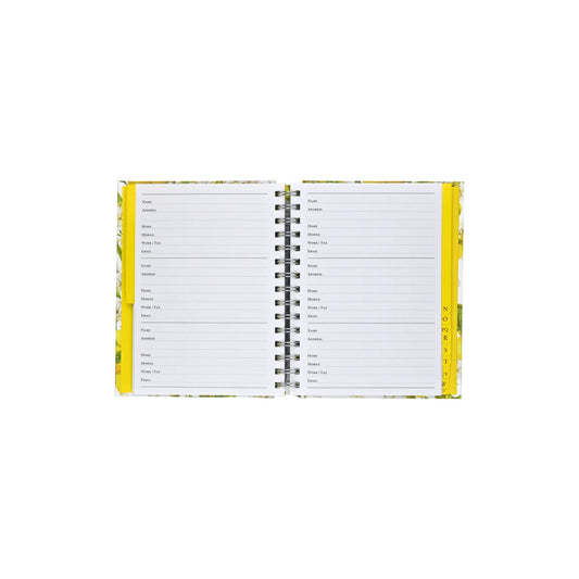 Peter Pauper Press - Amalfi Lemons Large Address Book