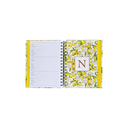 Peter Pauper Press - Amalfi Lemons Large Address Book