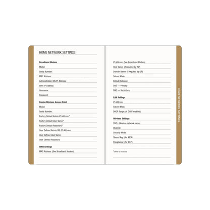 Peter Pauper Press - Amalfi Lemons Internet Address & Password Logbook