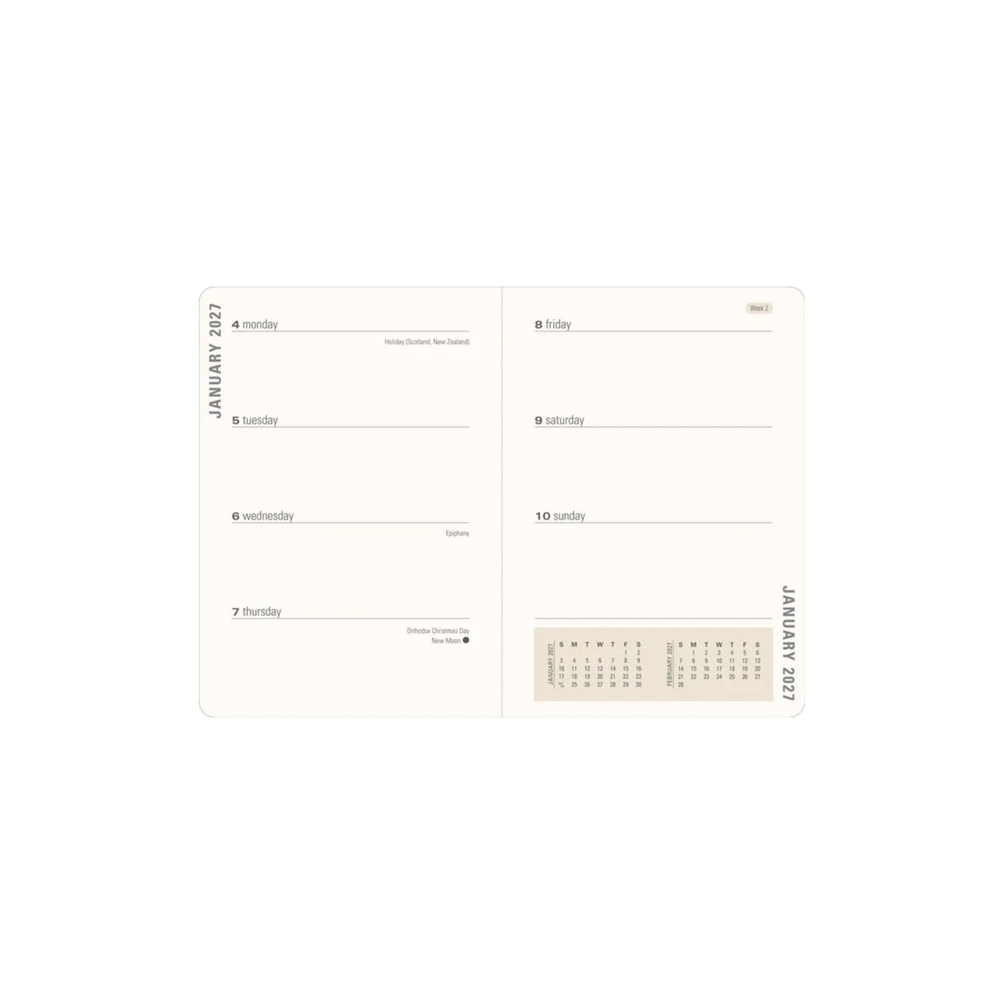 Peter Pauper Press - 2027 Cherry Blossoms in Spring Weekly Planner (small)